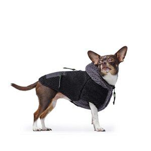 Canada Pooch Sherpa Fleece Hooded Sweater - Size 12